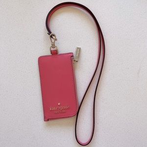 Like new Kate Spade Staci Card Case Lanyard